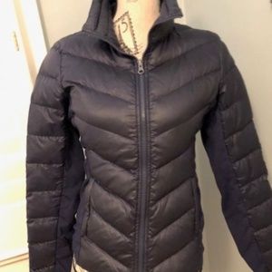 Alo Athletic Yoga Down Jacket Women's Size S Navy